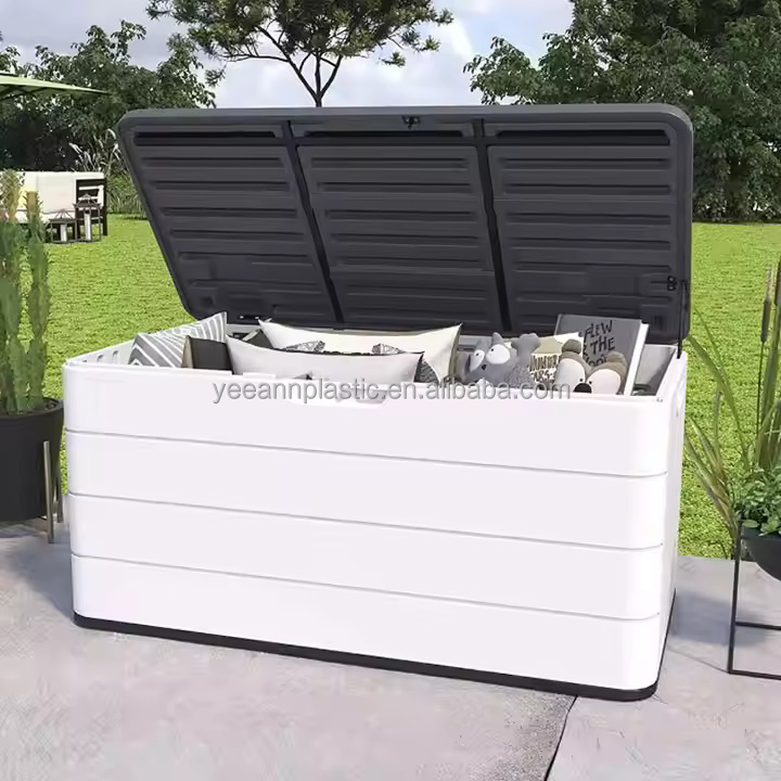 Outdoor Furniture With Storage - Kunststoff Outdoor Gartenmöbel Camping-Werkzeug-Organizer Riesige Schuhaufbewahrungsbox