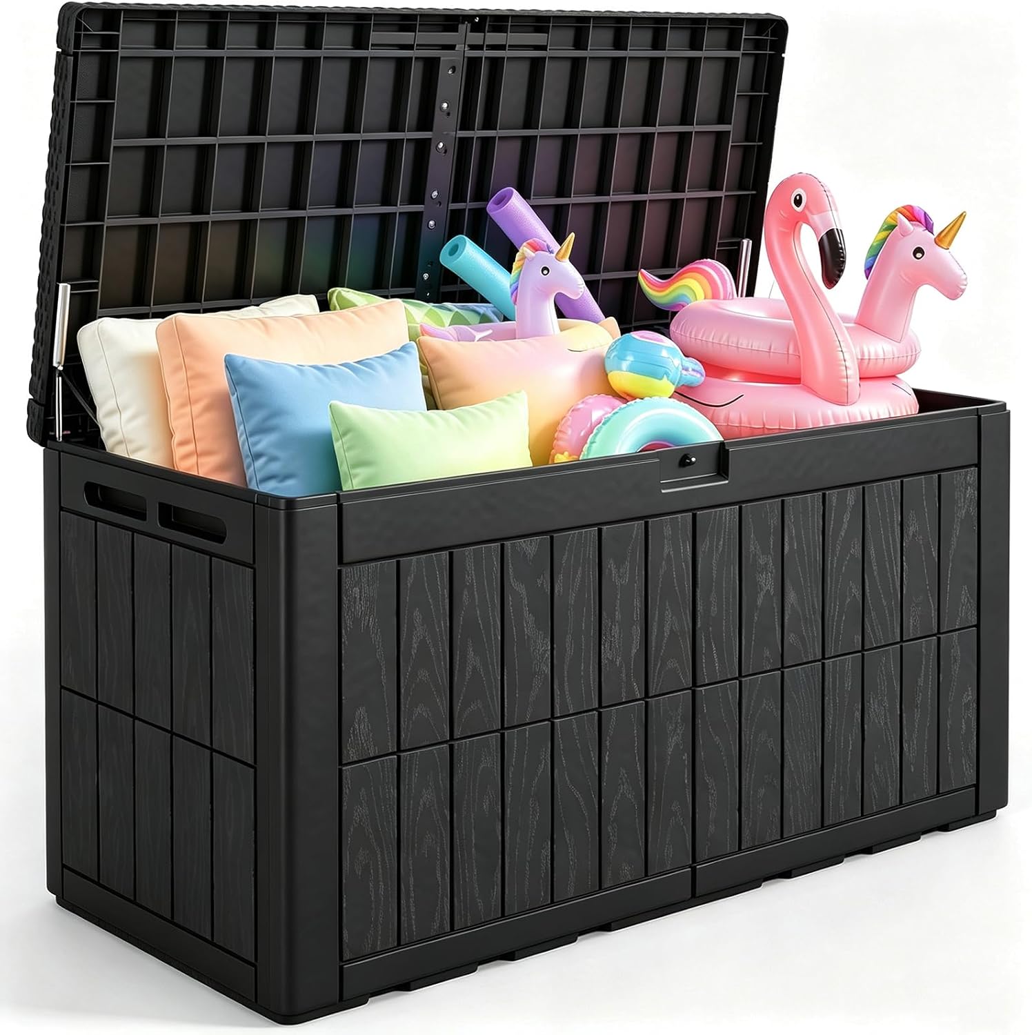 Outdoor Furniture Cushion - 120 Gallonen Große Outdoor-Aufbewahrungsbox mit wetterfester