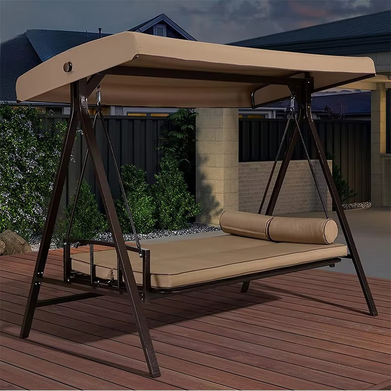 Outdoor Furniture 3D Warehouse - -Garten-Gartenschaukel-Sitzkissen, 3 Sitze, Möbel, 3D-Lager-Sitz, 3