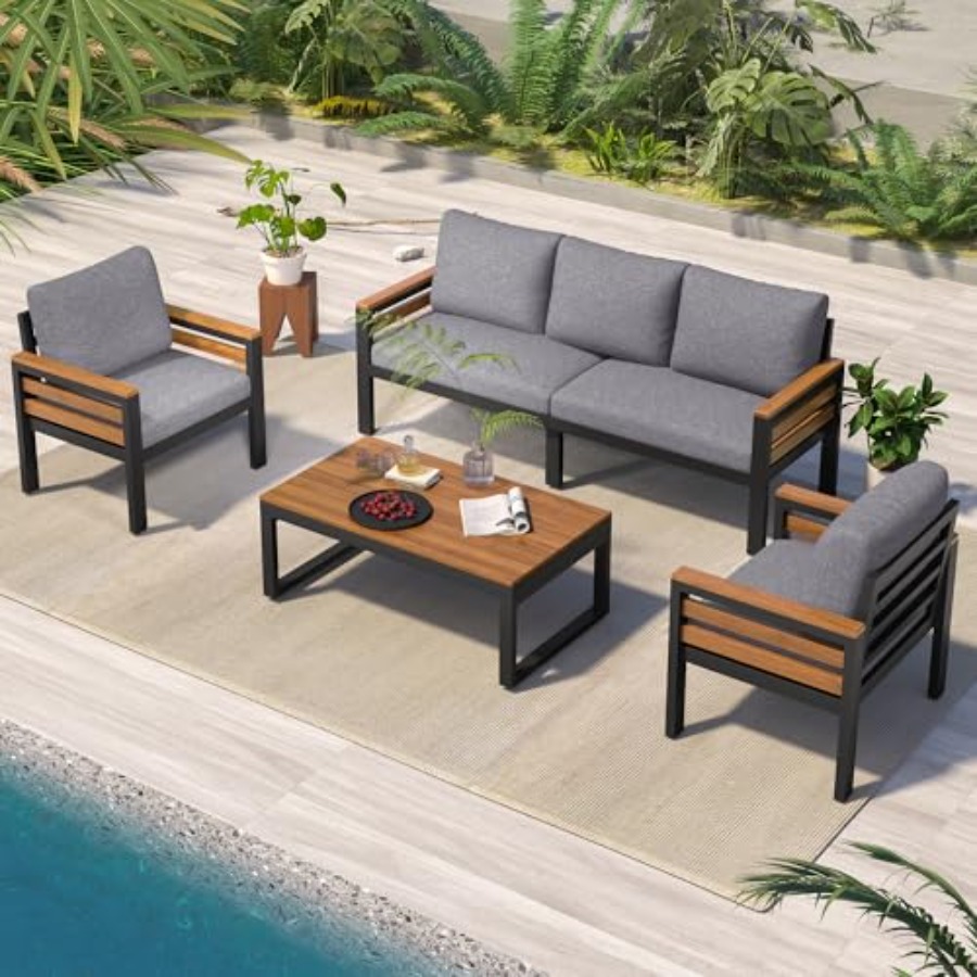 Outdoor Furniture Cushion - Gartenmöbel-Set für Terrasse, Deck, Garten, Balkon: