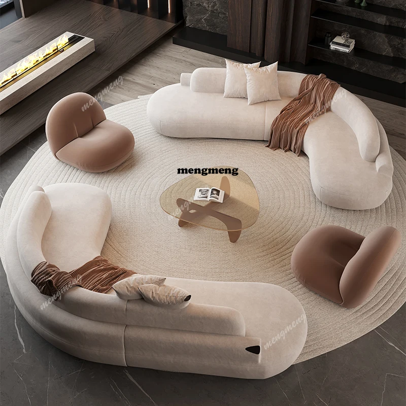 Outdoor Furniture L Shape - Puffs Cloud Wohnzimmer-Sofas, nordische niedliche Lazy