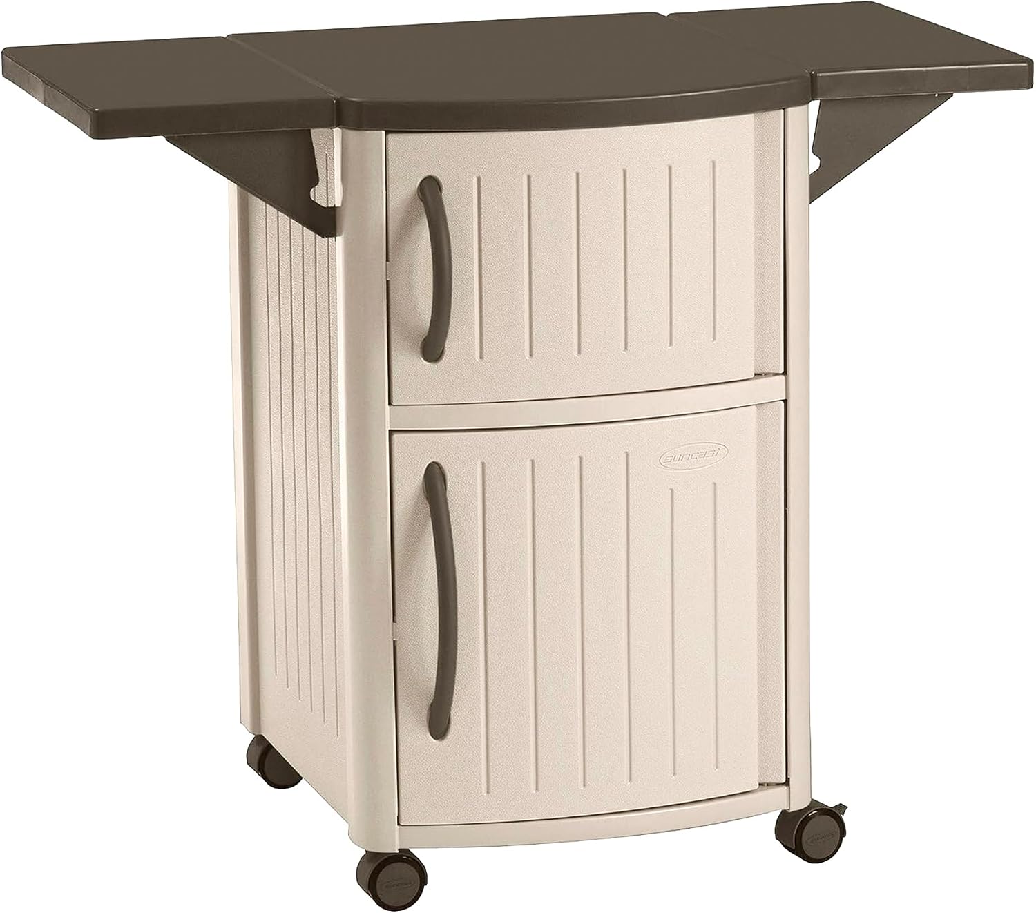 Outdoor Furniture With Storage - Outdoor-Grillvorbereitungstisch mit Stauraum, Grill-Arbeitsplatte für Terrasse