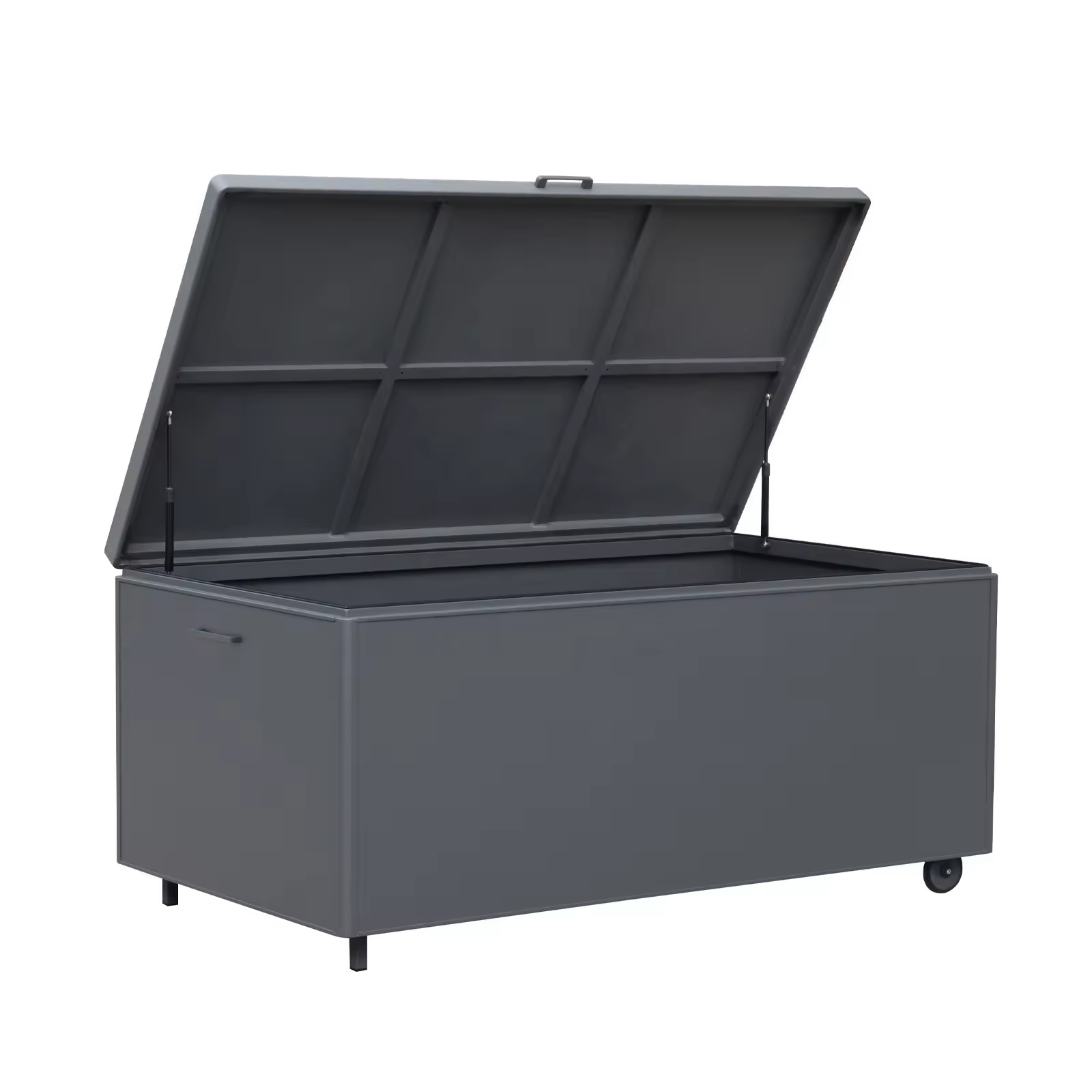 Outdoor Furniture Cushion - Wasserdichte Outdoor-Aufbewahrungsbox aus Aluminium und PVC,