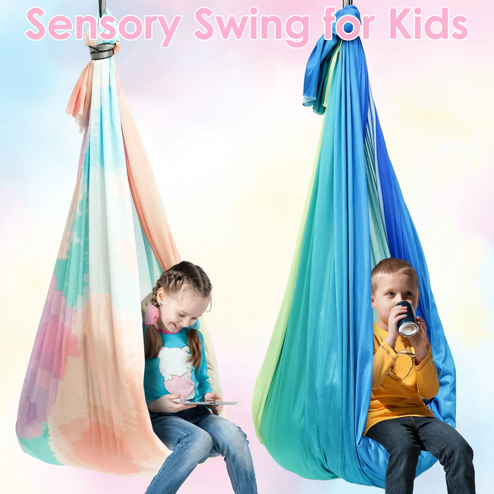 Outdoor Furniture Kids - Sensorische Schaukel Komfortable Kinder-Sensorik-Hängematte Trägt bis