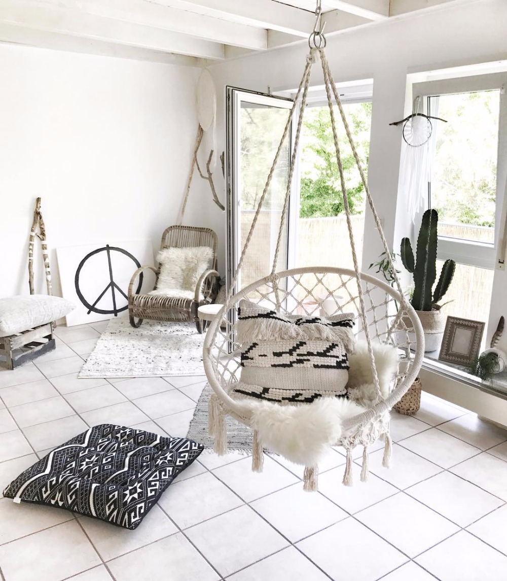 Outdoor Furniture Kids - 2025 Nordic Garten Handgemachte Gestrickte Runde