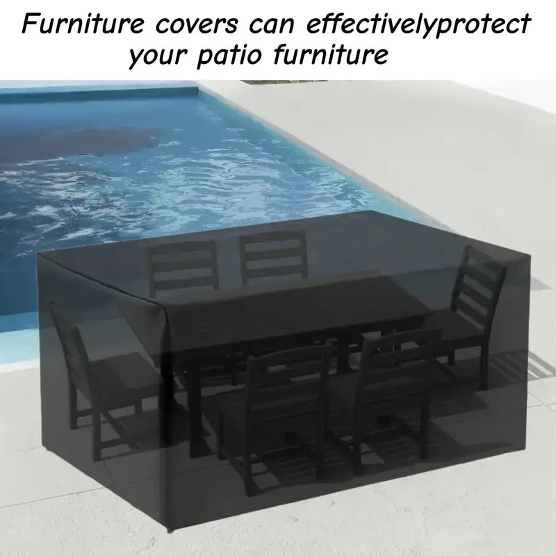 Outdoor Furniture Protector - Robuste, winddichte Gartenmöbelabdeckung – UV-beständiger, langlebiger