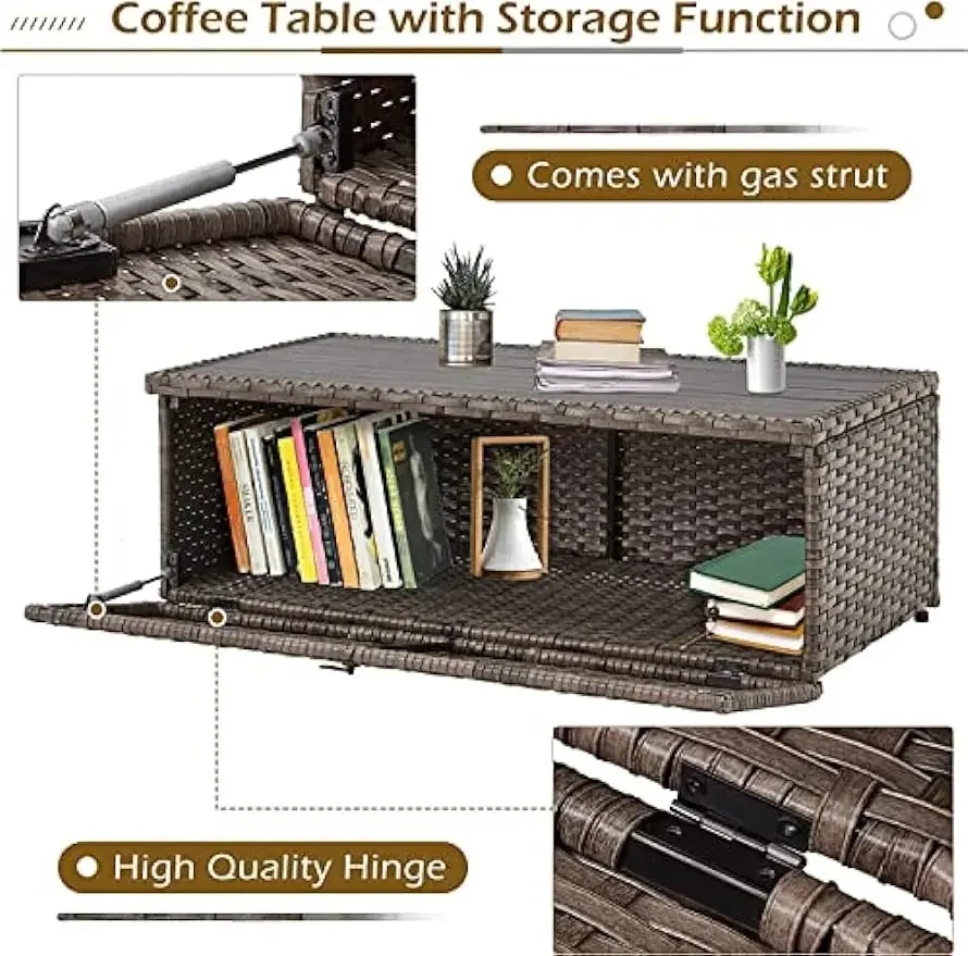# Für Aluminium-Terrassenmöbel – Outdoor Furniture With Storage For Cushions Bewertung und Preis
