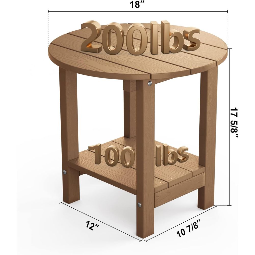 Outdoor-Beistelltisch (45,7 cm – Outdoor Furniture With Storage Bewertung und Preis