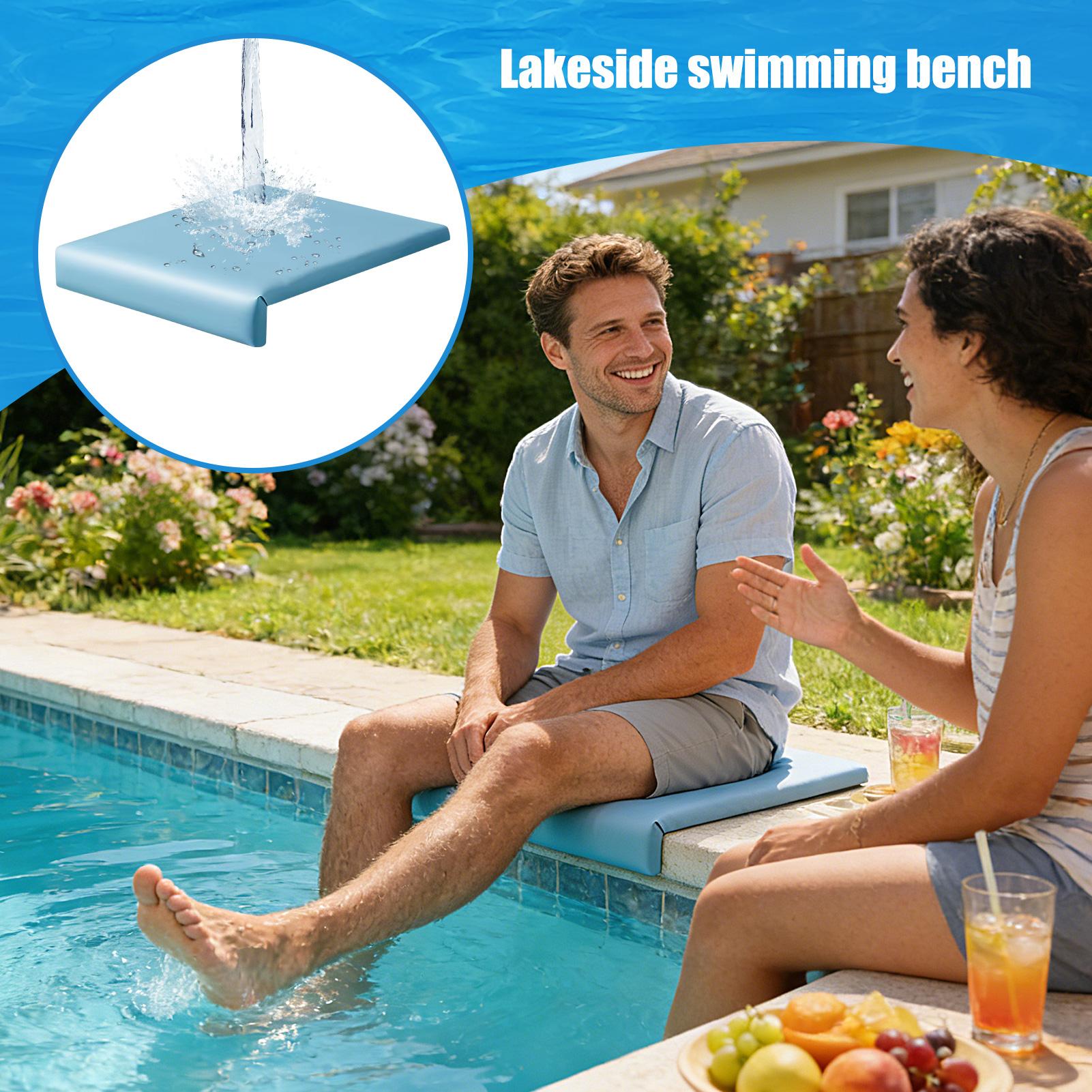 Tragbare Schwimmbadbank für de – Outdoor Furniture L Shape Bewertung und Preis
