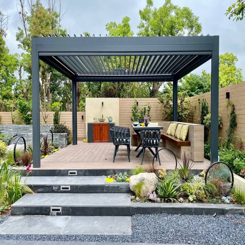 Villa Fashion Outdoor Sonnensc – Outdoor Furniture Metal Bewertung und Preis