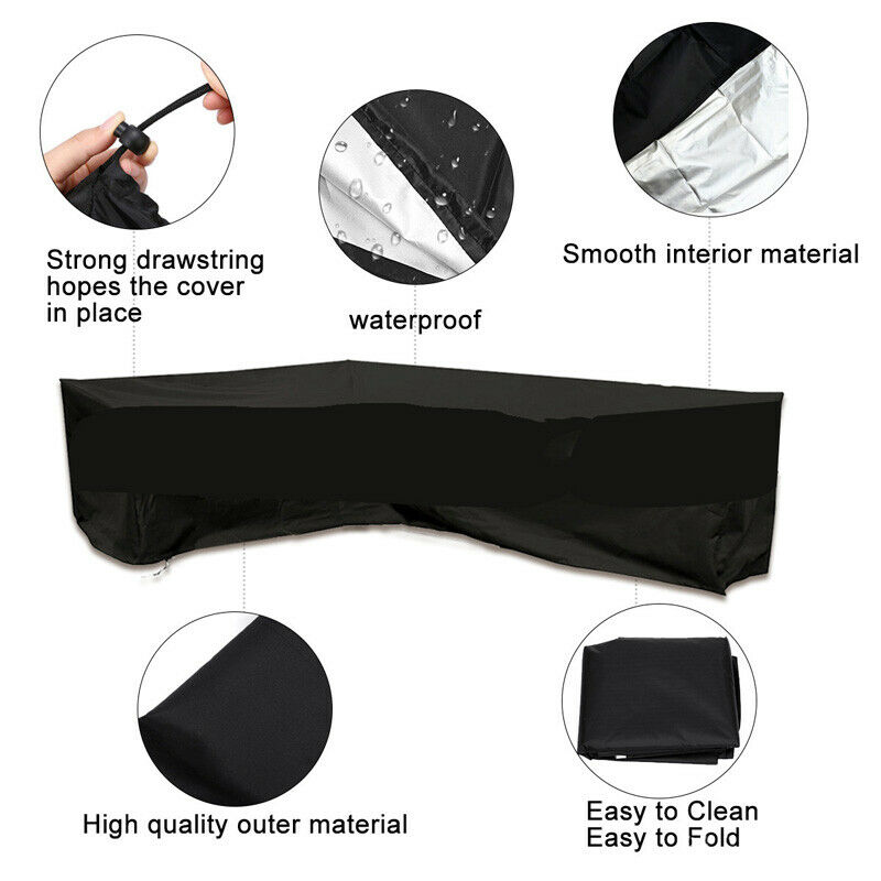 L-förmige Möbelabdeckung Wasse – Outdoor Furniture L Shape Bewertung und Preis