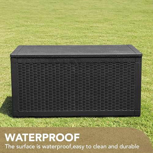 100 Gallonen Wasserdichte Groß – Outdoor Furniture With Storage For Cushions Bewertung und Preis
