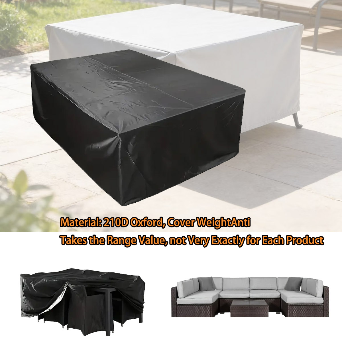 600 Größen Outdoor-Möbelabdeck – Outdoor Furniture Protector Bewertung und Preis