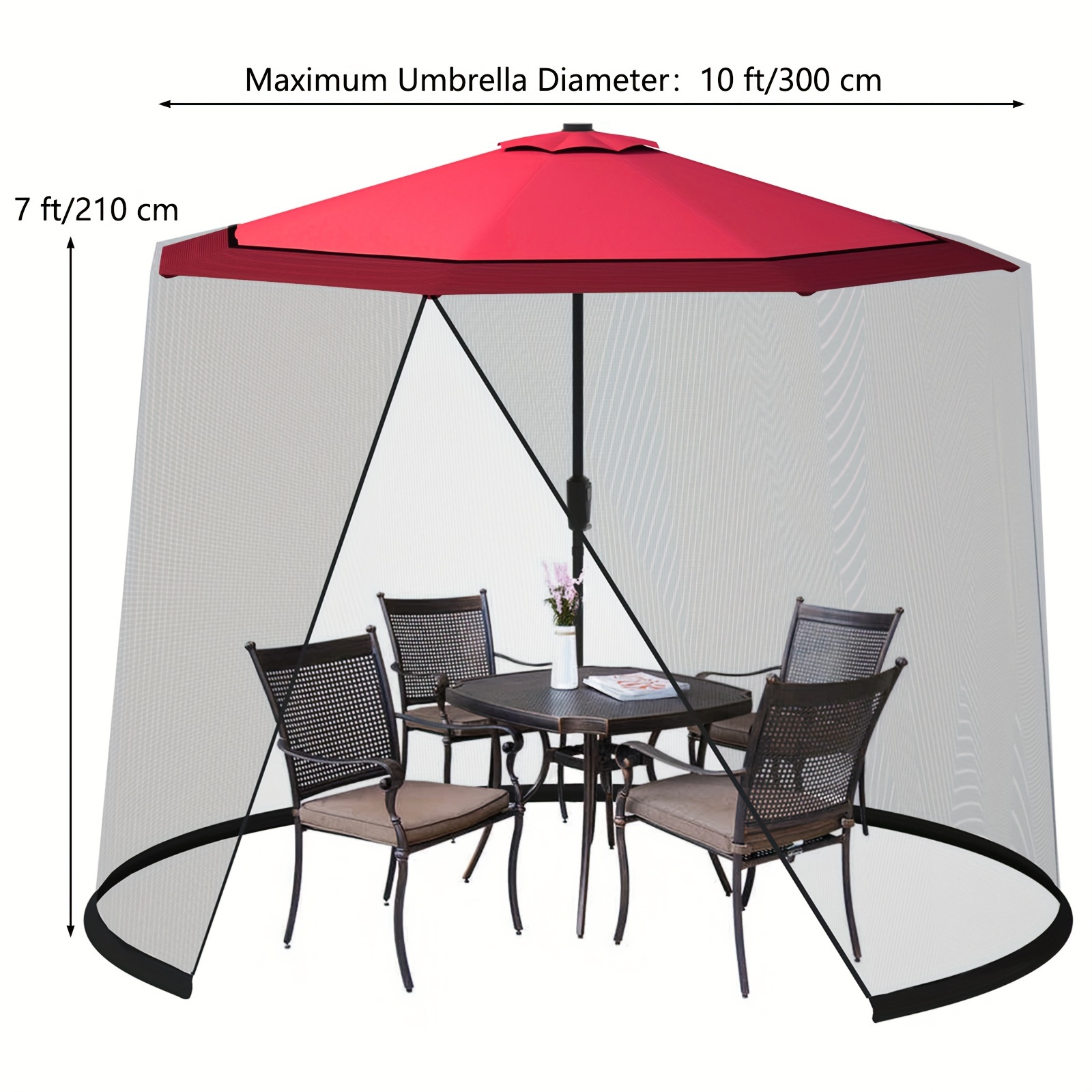 9FT 10FT Terrassenschirm-Moski – Outdoor Furniture Hay Bewertung und Preis
